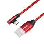 Logilink Cabo USB a Macho - USB C Macho 1m (vermelho) - CU0146