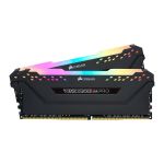 Memória RAM Corsair Vengeance RGB Pro 16GB (2x8GB) DDR4 3600MHz CL18 Preta - CMW16GX4M2D3600C18