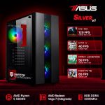 Switch Technology Desktop Gaming Silver V1 Powered By Asus Ryzen 5 5600G 8GB 240GB SSD
