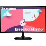 Monitor Samsung 24" LS24C360EAUXEN led Full HD 75Hz (preto)