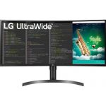 Monitor lg Curvo 35" 35WN75CP-B Ultrawide Quad HD (preto)