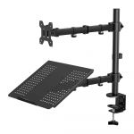 1LIFE Suporte de Monitor + Portátil spt:13""/27"" Articulado Preto - 1IFESPT132717LT