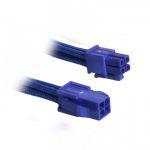 BitFenix 4-Pin ATX12V Sleeved Blue / Blue 45cm - BFA-MSC-4ATX45BB-RP