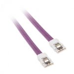 BitFenix SATA 3 Sleeved Purple / White 30cm - 4716779446449