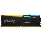 Memória RAM KINGSTON FURY Beast RGB 64GB RAM DDR5 6000MT/s CL40 DIMM (Kit of 4) XMP