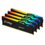 Memória RAM KINGSTON FURY Beast RGB 64GB RAM DDR5 5200MT/s CL40 DIMM (Kit of 4) XMP