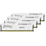 Memória RAM KINGSTON FURY Beast 64GB RAM DDR5 6000MT/s CL40 DIMM (Kit of 4) White XMP
