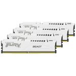 Memória RAM KINGSTON FURY Beast 64GB RAM DDR5 5600MT/s CL40 DIMM (Kit of 4) White XMP