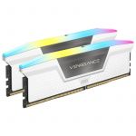 Memória RAM Corsair Vengeance RGB DDR5 6400MHz PC5-51200 32GB 2x16GB CL36 Brancas