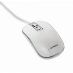 Gembird Raton Wired Optical Mouse usb White Silver