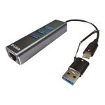 D-Link Hub USB-C/USB P/ Gigabit Ethernet Com 3 Portas USB 3.0