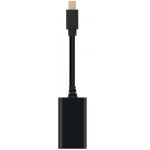 Nanocable Adaptador Mini DisplayPort M > HDMI F 15 CM Preto