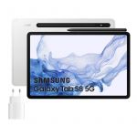 Samsung Galaxy Tab S8 5G 8GB/256GB 11'' Prateado + Carregador 25W