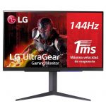 Monitor LG UltraGear 27GR93U-B 27" IPS UltraHD 4K 144Hz FreeSync Premium/G-Sync Compatível