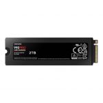 SSD Samsung 2TB 990 Pro M.2 PCIe 4.0 NVMe com Dissipador Térmico - MZ-V9P2T0CW