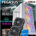 Computador Gaming Amd Ryzen 5 5600 Rtx 4060 8GB 16GB 1TB SSD Windows 11 Home Dlss 3.0 Pegasus V29 Powered By Asus