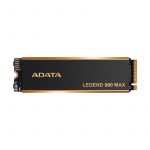 SSD Adata Disco SSD Legend 960 Max 2TB Grey/gold, Pcie 4.0 x4, NVMe 1.4, M - ALEG-960M-2TCS