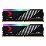 Memória RAM PNY XLR8 Gaming MAKO EPIC-X RGB DDR5 6000MHz 32GB 2x16GB CL40