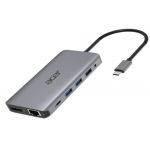 Acer Docking Station 12 em 1 USB-C para USB/HDMI/DP/RJ45 Prateada