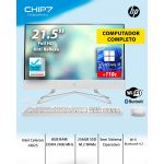 All In One AIO HP Intel Celeron J4025 8GB 256GB SSD 21.5" Full HD Sem Sistema Operativo 22-dd2005np