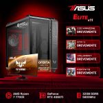 Computador Gaming Elite V11 Powered By Asus Ryzen 5 7700X 32GB 1TB SSD RTX 4060TI