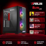 Computador Gaming Elite V10 Powered By Asus Core I5 13400F 32GB 1TB SSD RTX 4060TI