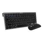 Teclado Subblim Combo e Rato Sem Fios Preto (Teclado Espanhol)