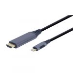 Gembird Cabo CC-USB3C-HDMI-01-6 USB-C para HDMI 4K 60Hz 1.8m Cinza