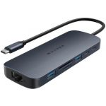 Targus Docking Station HyperDrive Next 10 HD4005GL USB-C 140W PD Azul Meia-noite