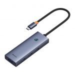 Baseus Hub USB-C Flite 5-Port Cinza