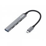 Equip Hub USB-C 128961 4-Port USB 3.0/2.0 Prateado