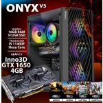 Computador Gaming I5 11400F Gtx 1650 4GB 16GB 512GB SSD Onyx V3 - CHIP7_ONYX_V3