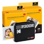 Kodak Mini 3 Retro P300 Preto + 60 folhas
