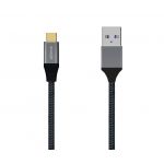 Aisens Cabo USB / USB Type-C Macho - USB Macho/ 1m/ Cinza - A107-0631