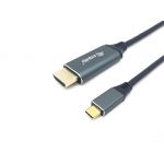 Equip Cabo 133416 USB-C para HDMI 4K 60Hz 3m Preto