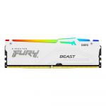 Memória RAM Kingston Fury Beast RGB White (Intel XMP) 16GB (1x16GB) DDR5-6000MHz 1R CL40 Branca