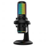 Krom Kaze Microfone Condensador para Streaming RGB Preto