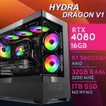 Computador Gaming Amd Ryzen 7 5800X3D Rtx 4080 16GB 32GB 1TB SSD Hydra Dragon V1 - CHIP7_HYDRA_V1