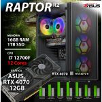 Computador Gaming I7 12700F Rtx 4070 12GB 16GB 1TB SSD Raptor R2 Powered By Asus - CHIP7_RAPTOR_R2