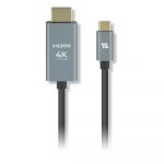 1Life Cabo adaptador USB-C » HDMI 4K 1.8m - 1IFEUSBCHDMI4K18M