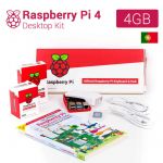 Raspberry Pi 4 4GB Complete Desktop Kit PT (Teclado e Livro Português)