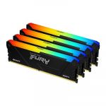 Memória RAM Kingston Fury Beast RGB DDR4 kit 32GB: 4 x 8GB DIMM 288-pin 2666 MHz C - KF426C16BB2AK4/32