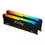 Memória RAM Kingston Fury Beast RGB DDR4 kit 64GB: 2 x 32GB DIMM 288-pin 2666 MHz - KF426C16BB2AK2/64