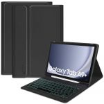 Capa Flip Teclado para Samsung Galaxy Tab A9 Plus Keyboard TP SC Pen Black