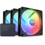 NZXT F120 RGB Core Triple Pack 120x120x26 Preto - RF-C12TF-B1