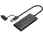 Conceptronic 7 em 1 Leitor de Cartões USB 3.0 com Adaptador USB-C - BIAN03B