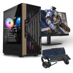 PC Racing Gaming AMD Ryzen 5 4650G/32GB/1TB + Monitor 27" FullHD + Combo Gaming