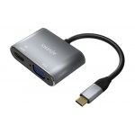 Aisens Adaptador Usb-c - Hdmi + Vga (d-sub) (cinzento) - A109-0627