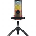 Cherry UM 9.0 PRO RGB Microfone USB de Mesa para Streaming Preto