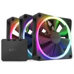 NZXT F120 RGB Triple Pack Ventoinhas Suplementares 120mm Black